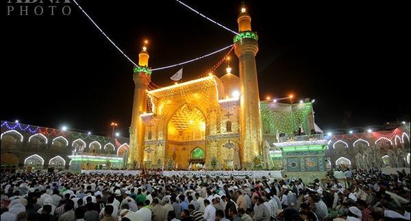 عکس حرم امام علی عید غدیر