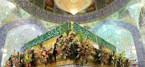 عکس حرم امام علی عید غدیر