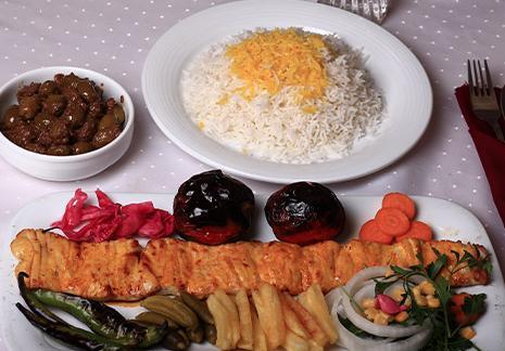 عکس چلو جوجه کباب مخصوص