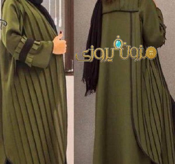 عکس مانتو بلند پلیسه