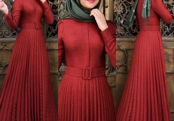 عکس مانتو بلند پلیسه
