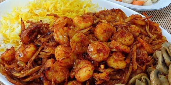 عکس غذا میگو
