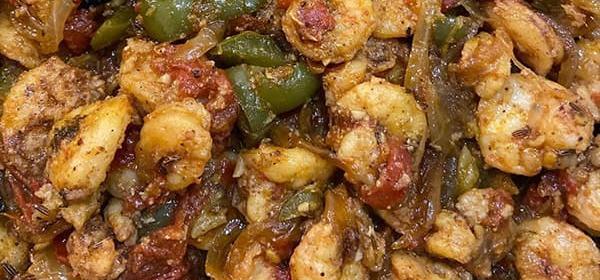 عکس غذا میگو