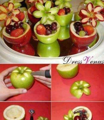 عکس ایده شب یلدا تزیین میوه