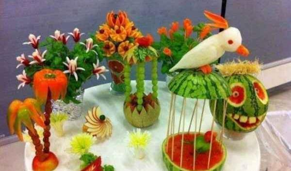 عکس ایده شب یلدا تزیین میوه