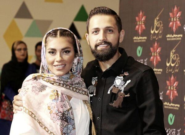 عکس محسن خلیلی وهمسرش