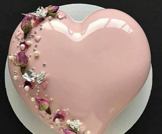 عکس کیک تولد پسرانه قلب