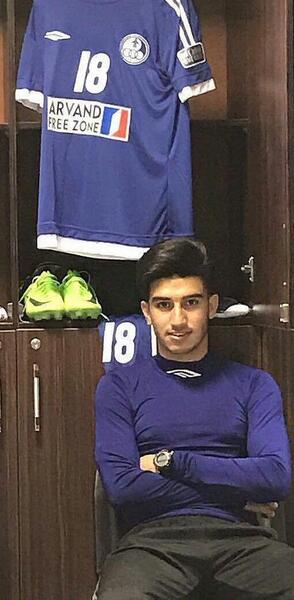 عکس محمد شریفی بازیکن پرسپولیس