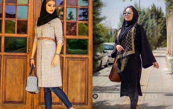 عکس مانتو بلند دانشجویی