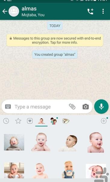 عکس استیکر ناز