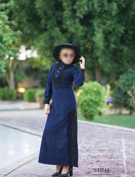 عکس مدل مانتو جدید دخترانه چاکدار