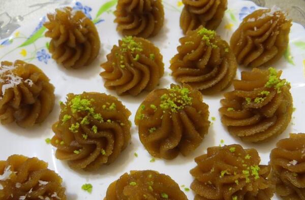 عکس حلوا خانگی ساده
