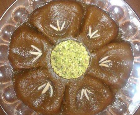 عکس حلوا خانگی ساده