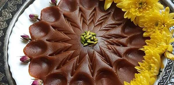 عکس حلوا خانگی ساده