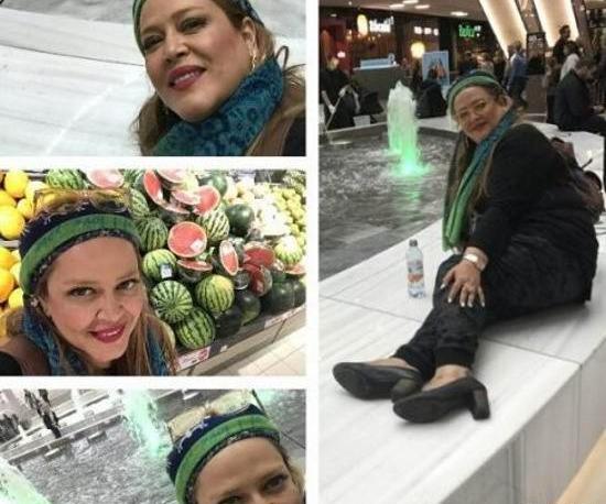 عکس بهاره رهنما در خارج
