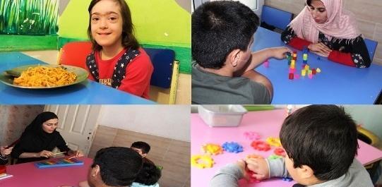 عکس بچه های کم توان ذهنی