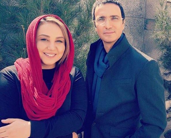 عکس خانوادگی بهنوش بختیاری و همسرش