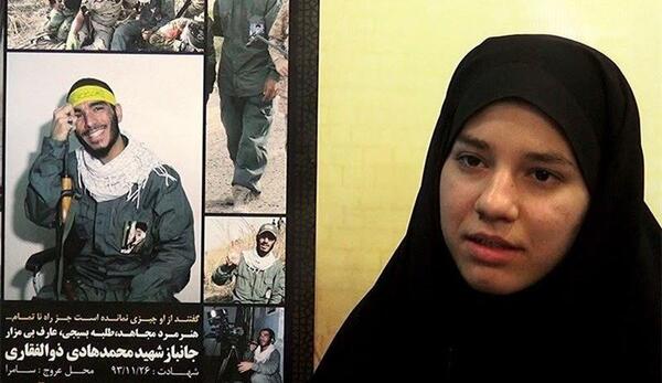 عکس نوشته شهید محمدهادی ذوالفقاری