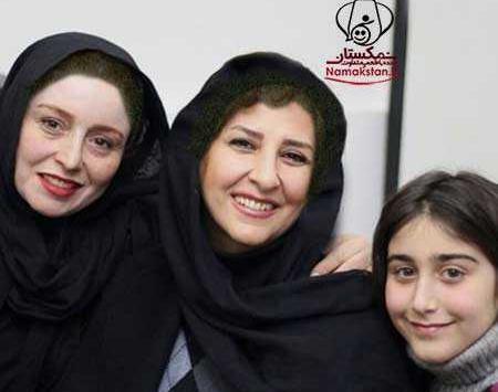 عکس ژاله صامتی و دخترانش
