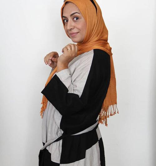 عکس ساناز سماواتی در سریال نقطه چین