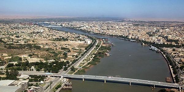 عکس هوایی خرمشهر
