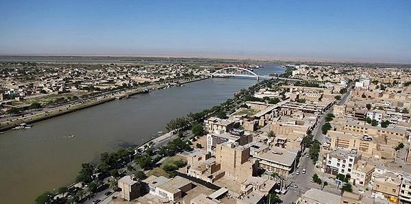 عکس هوایی خرمشهر