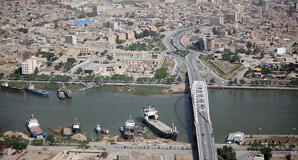 عکس هوایی خرمشهر