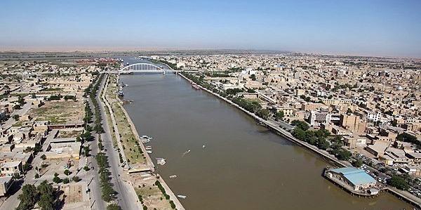عکس هوایی خرمشهر
