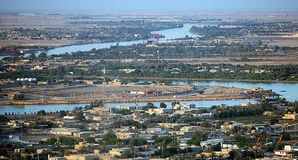 عکس هوایی خرمشهر