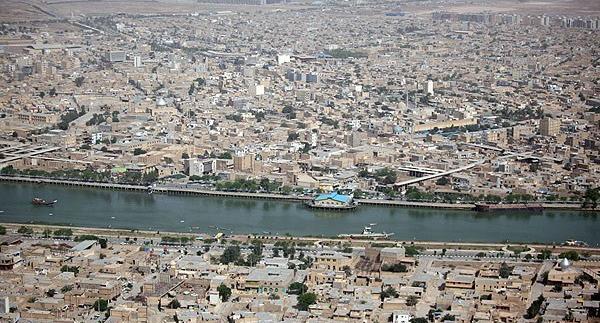 عکس هوایی خرمشهر