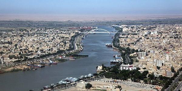 عکس هوایی خرمشهر