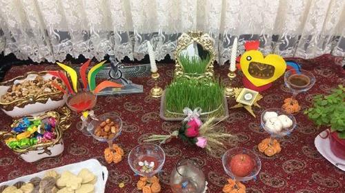 عکس سفره هفت سین خیلی ساده