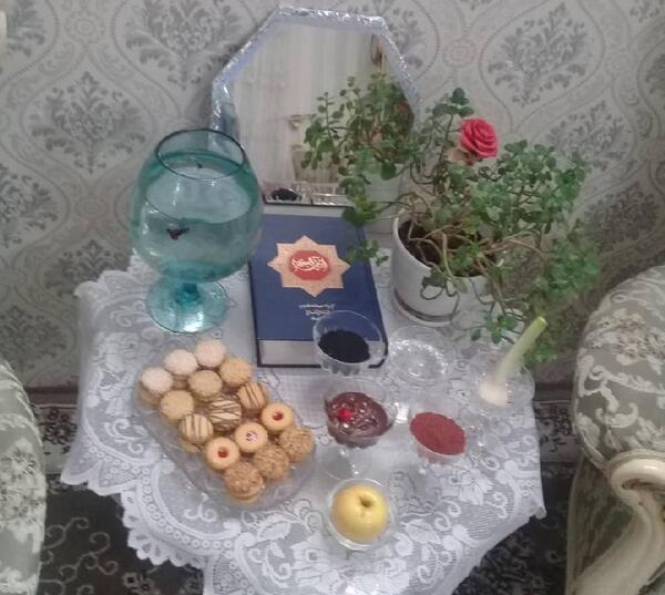 عکس سفره هفت سین خیلی ساده