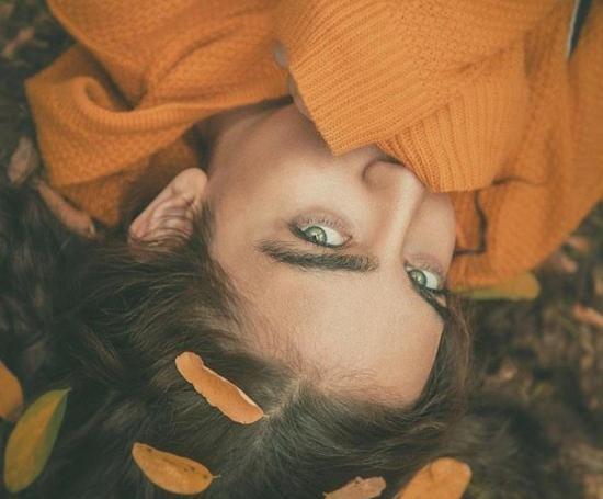 ژست عکس دخترونه نصف صورت