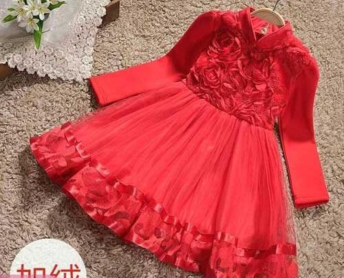 عکس لباس مجلسی دخترانه همراه با الگو