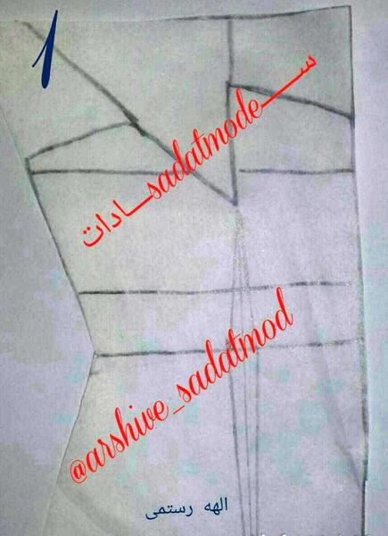 عکس لباس مجلسی دخترانه همراه با الگو