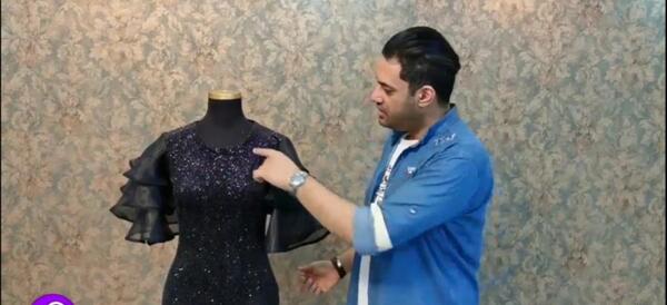 عکس لباس مجلسی دخترانه همراه با الگو