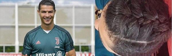 عکس رونالدو مو بسته