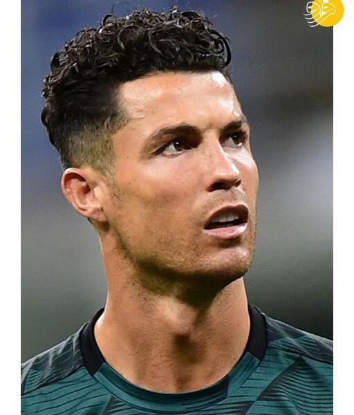 عکس رونالدو مو بسته