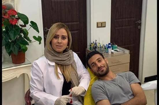 عکس خلیل زاده و همسرش