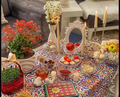 عکس سفره هفت سین شمالی