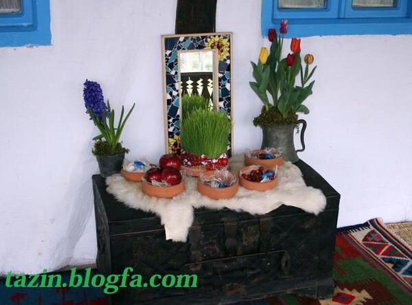 عکس سفره هفت سین شمالی