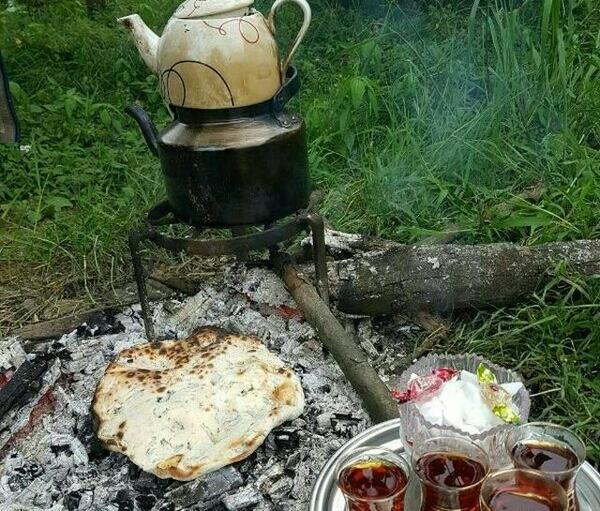 عکس چای آتیش