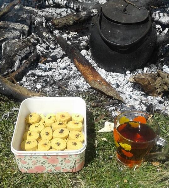 عکس چای آتیش