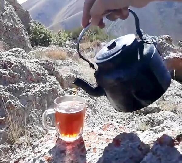 عکس چای آتیش
