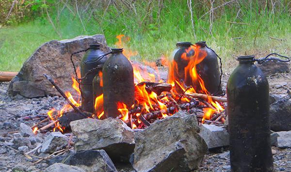 عکس چای آتیش