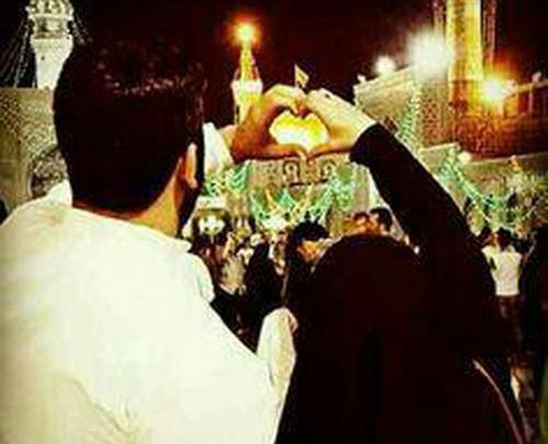 عکس دونفره حرم