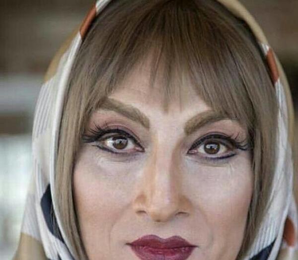 عکس آزاده زارعی در نقش پسر