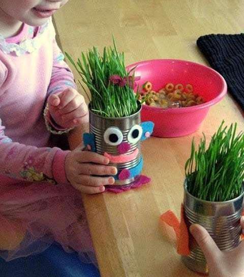 عکس سبزه عید برای کودکان
