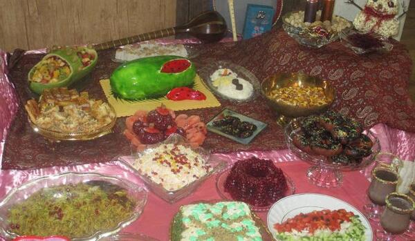 عکس ایده های غذایی برای شب یلدا